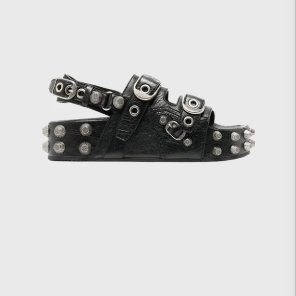 Shoes - Vesta Minimal Italian Rio Studded Sandal